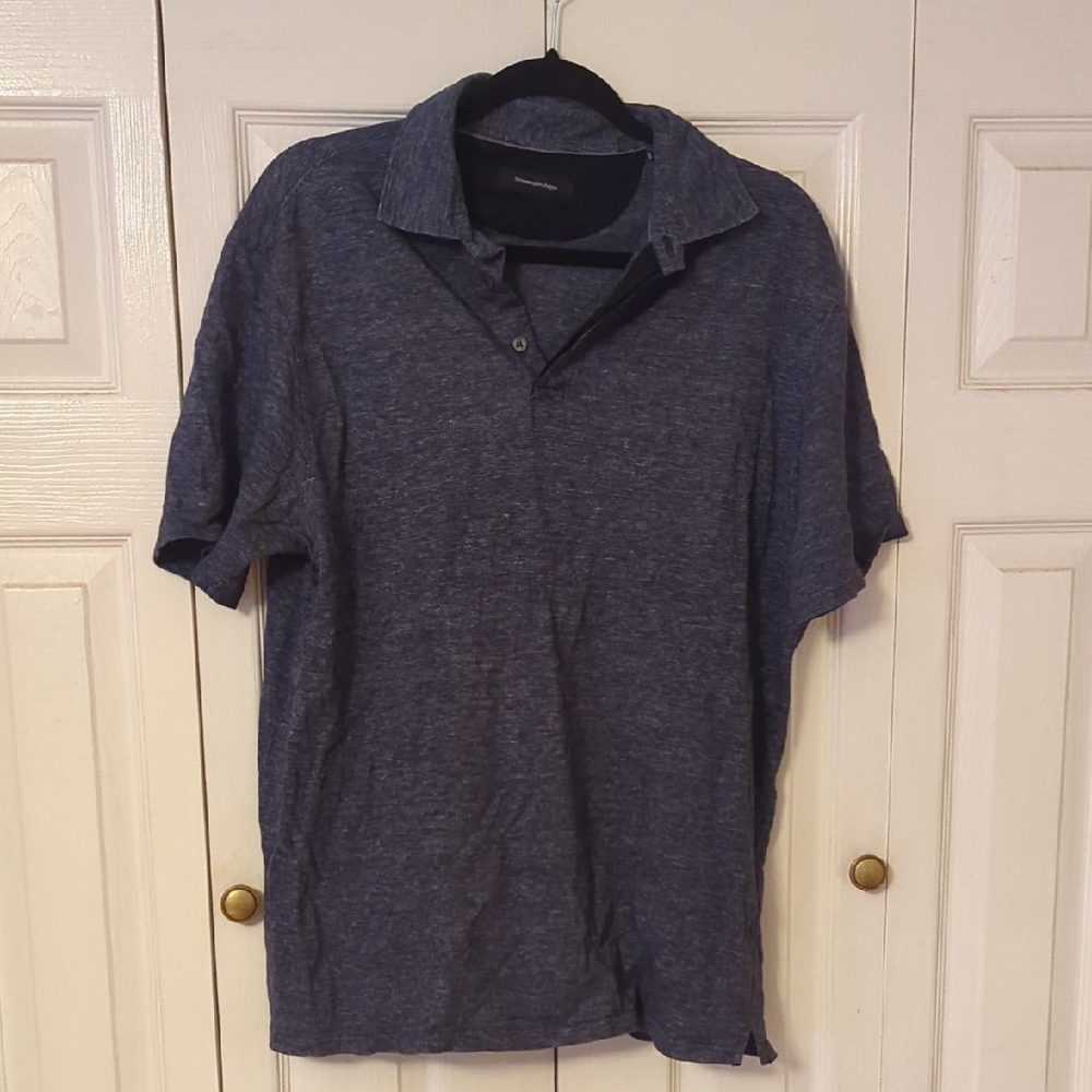 Ermenegildo Zegna Navy Polo Shirt